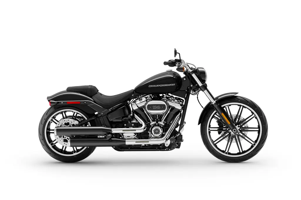 Right-side studio view of a 2020 Harley-Davidson Breakout 114 FXBRS.