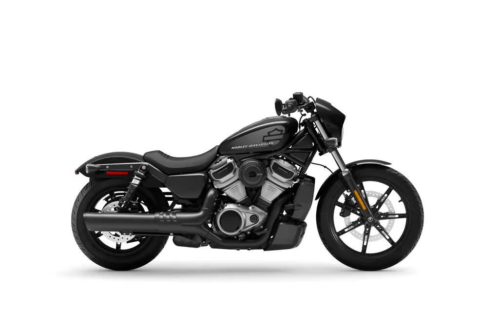 Right-side studio view of a 2022 Harley-Davidson Nightster RH975.