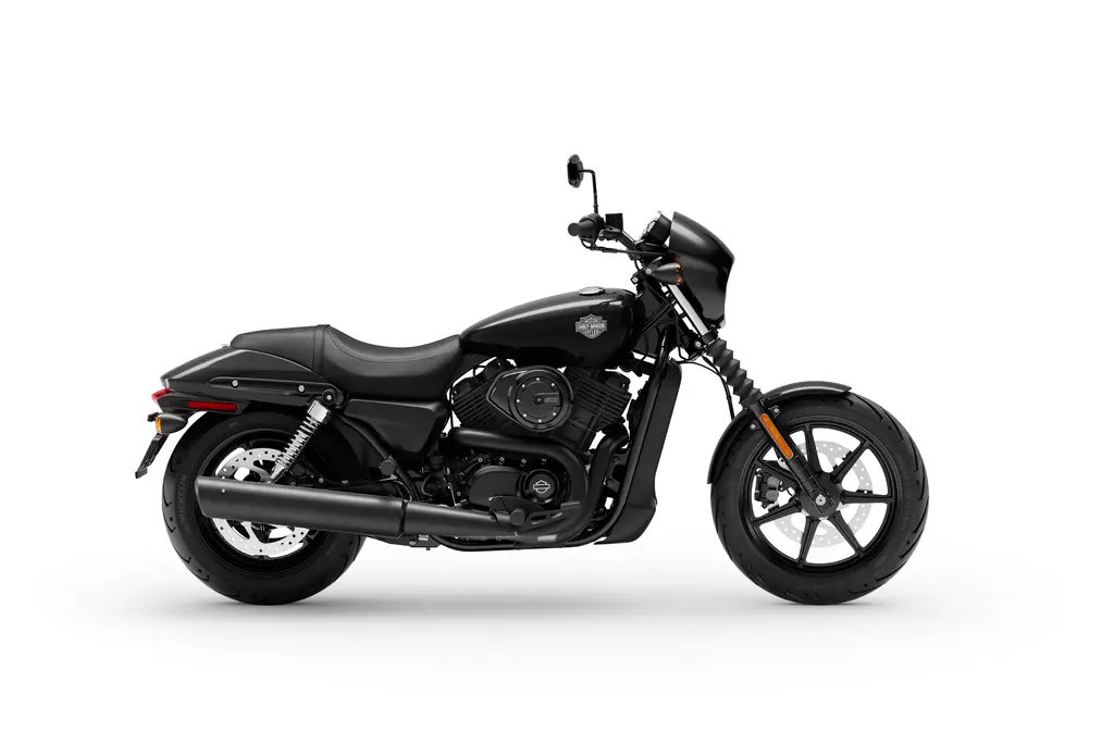 Right-side studio view of a 2020 Harley-Davidson Street 500 XG500.